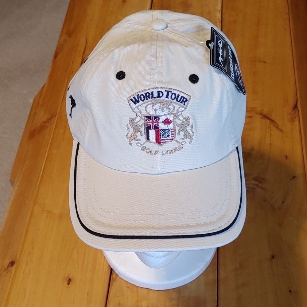 NWT Ahead Classic Cut World Tour Golf Links Baseball Cap